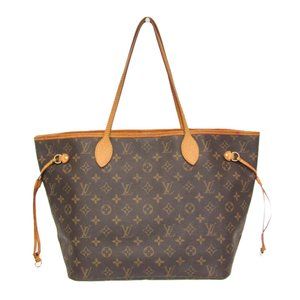 LOUIS VUITTON Brown Monogram Neverfull MM Tote Bag